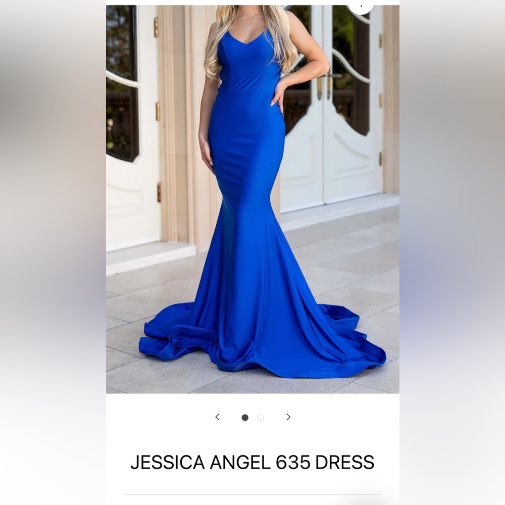 Elegant Blue Prom Dress